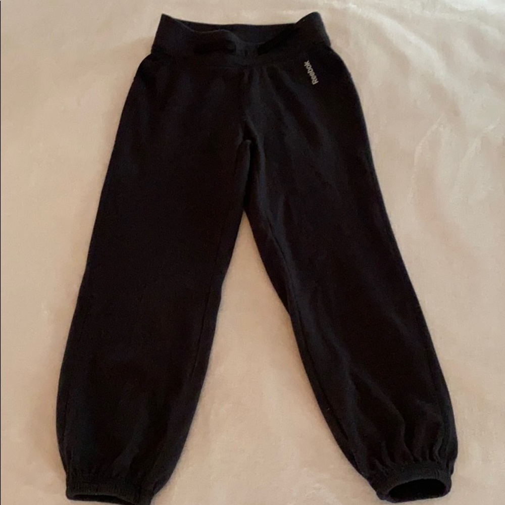 Girls Reebok Black Jogger Pants, Size XS 6-8